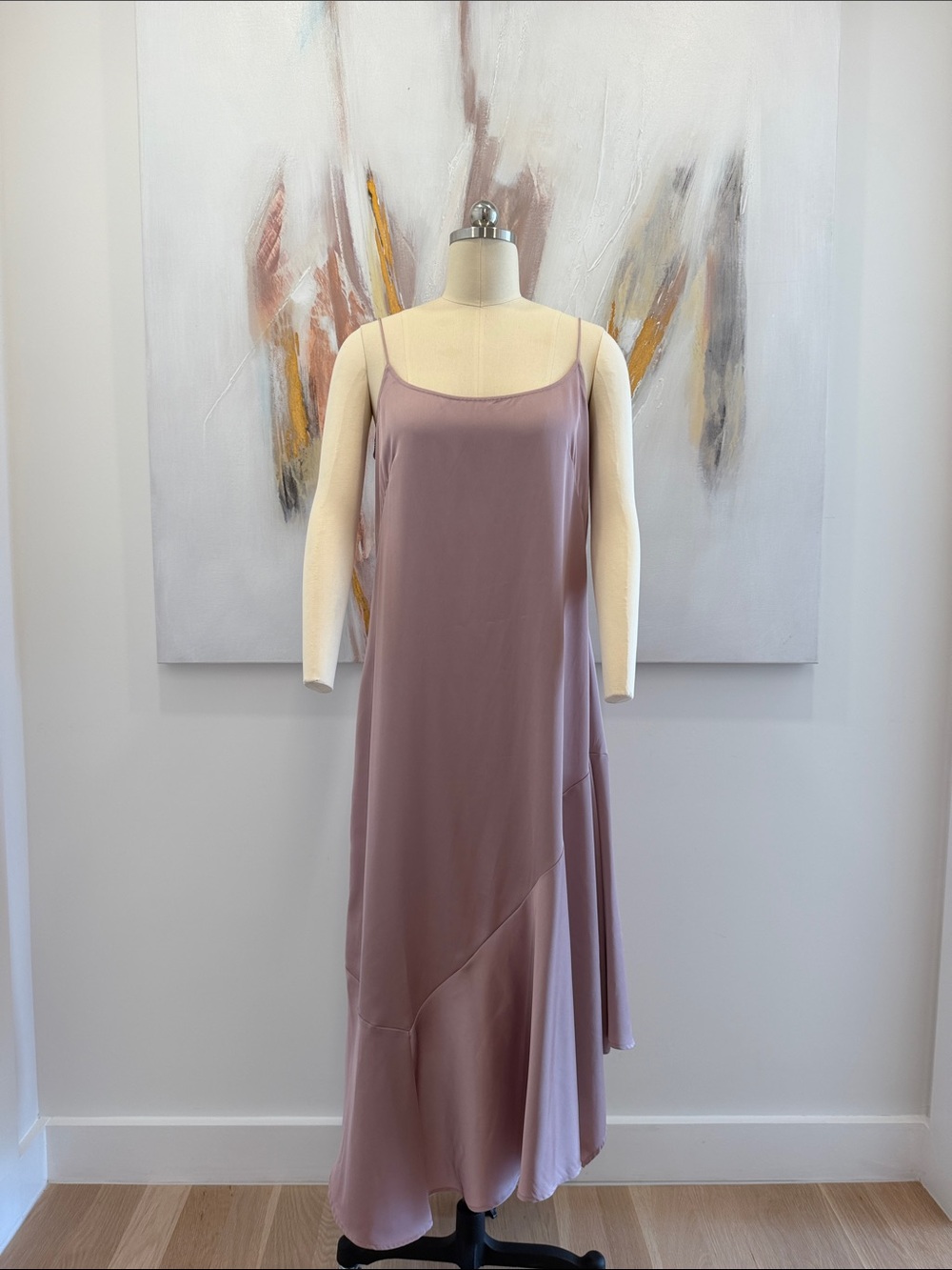 Club Monaco Mauve Satin Slip Dress